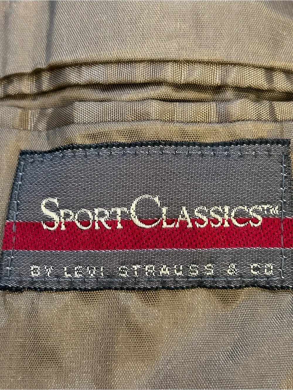 Vintage Levi Strauss Sports Classics 44R Brown Corduroy Sport Coat
